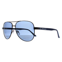 BMW Motorsport Sunglasses BS0028 02M Matte Black Blue Polarised