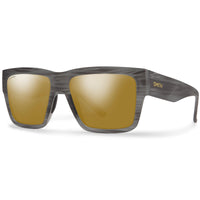 Smith Sunglasses Lineup 2W8 QE Matte Grey Horn ChromaPop Bronze Brown Mirror