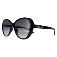 Jimmy Choo Sunglasses AMIRA/G/S 807 9O Black Dark Grey Gradient