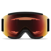 Smith Ski Goggles Squad 2QJ 4V Black ChromaPop Pro Photochromic Red Mirror