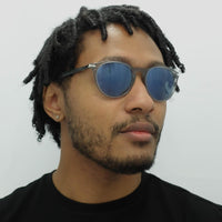 Persol Sunglasses PO3152S 113356 Smoke Light Blue