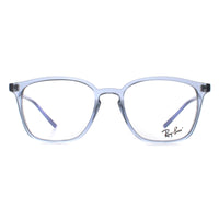 Ray-Ban Eyeglasses RX7185 8235 Transparent Dark Blue Men Women