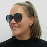 Hugo Boss Sunglasses BOSS 1329/S 807 9O Black Gold Dark Grey Gradient