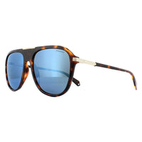 Polaroid Sunglasses PLD 2070/S/X 086 5X Dark Havana Grey Blue Mirror Polarized