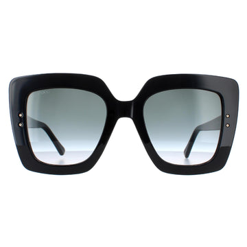 Jimmy Choo AURI/G/S Sunglasses Black Dark Grey Gradient