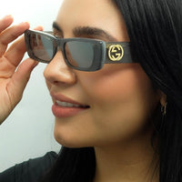 Gucci Sunglasses GG0516S 002 Grey Silver