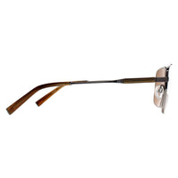 Ted Baker Sunglasses TB1720 Elijah 910 Shiny Light Gunmetal Brown