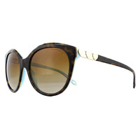 Tiffany Sunglasses TF4133 8134T3 Havana Blue Brown Gradient Polarized