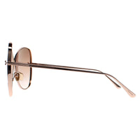 Tom Ford Sunglasses FT0842 Nickie 28F Shiny Rose Gold Brown Gradient