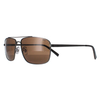 INVU Sunglasses B1109 C Matte Gunmetal Brown Polarized