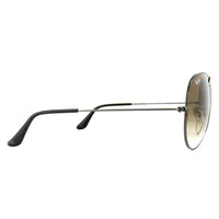 Ray-Ban Sunglasses Aviator RB3025 Gunmetal Brown Gradient 004/51 Large 62mm