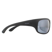 Polaroid Sport Sunglasses 07886 003 EX Matte Black Grey Silver Polarized Mirror