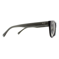 Maui Jim Sunglasses Capri GS820-02N Black with Transparent Grey Neutral Grey Polarized
