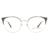 Bvlgari Glasses Frames BV2203 2034 Brown Pale Gold Women