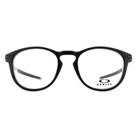Oakley Glasses Frames Pitchman R OX8105-01 Satin Black on Matte Silver 52mm