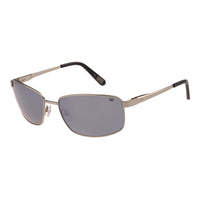 Caterpillar Sunglasses CTS-8030 002P Silver Grey Silver Mirror Polarized