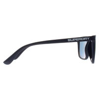 Superdry Sunglasses Shockwave 189 Rubberised Blue Red Mirror