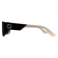 Gucci Sunglasses GG1667SK 001 Black with Ivory Grey