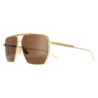 Bottega Veneta Sunglasses BV1012S 003 Gold Brown
