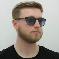 Persol Sunglasses PO3152S 1155Q8 Striped Blue Azure Gradient Blue