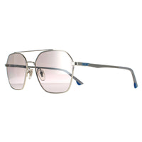 Police Sunglasses SPL771 Vibe 2 579X Shiny Palladium Smoke Silver Mirror