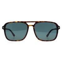 Tom Ford Sunglasses Crosby FT0910 52V Dark Havana Blue