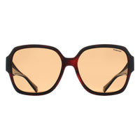 Polaroid Suncovers Fitover Sunglasses PLD 9021/S 086 SP Havana Bronze Polarized