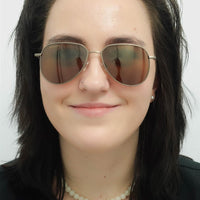 Serengeti Sunglasses Haywood Small SS544001 Brushed Bronze Mineral Drivers Gold Polarized