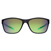 BMW Sunglasses BS0036 20Q Matte Black Green Mirror