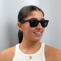 Ray-Ban Sunglasses Wayfarer 2140 902 Tortoise Green G-15 Medium 50mm