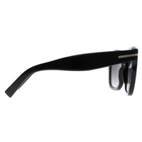 Hugo Boss Sunglasses BOSS 1731/S 807 9O Shiny Black Grey Gradient with Light Mirror