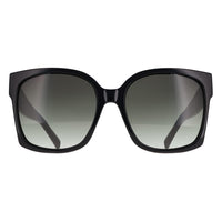 Karen Millen Sunglasses KM5059 001 Black Dark Green Gradient