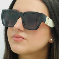 Marc Jacobs Sunglasses MARC 646/S 80S 9O Black White Dark Grey Gradient