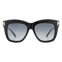 Tom Ford Sunglasses Dasha FT0822 01B Shiny Black Smoke Gradient