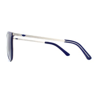 Police Sunglasses SPL568 Edge 6 0SNF Matte Gunmetal Blue Blue