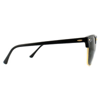 Ray-Ban Sunglasses Clubmaster 3016 W0365 Black Green G-15 Large 51mm