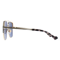 Gucci Sunglasses GG1099SA 002 Shiny Endura Gold Solid Blue