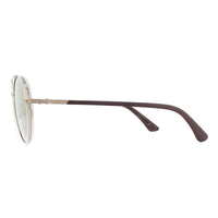 Police Sunglasses SPL870 Coupe 1 8FFG Light Gold Crystal Grey Brown Gold Mirror