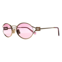 Miu Miu Sunglasses MU52YS 5AK06S Gold Brown Gradient Violet