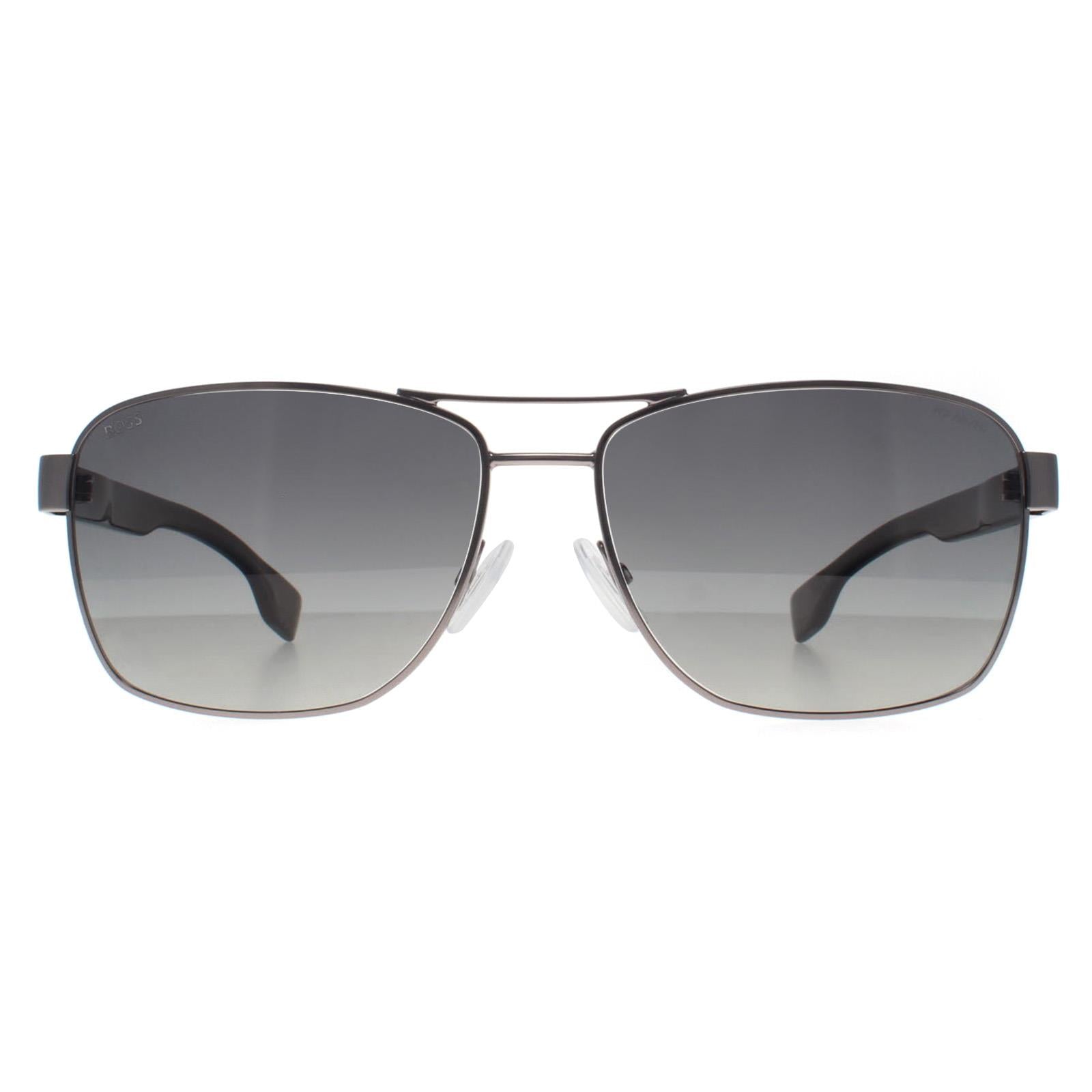 Hugo Boss Sunglasses BOSS 1559/O/S R80 WJ Matte Dark Ruthenium