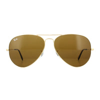 Ray-Ban Sunglasses Aviator 3025 001/33 Gold Brown 62mm