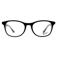 Ray-Ban Glasses Frames 5356 2034 Top Black On Transparent 52mm