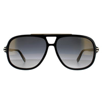 Marc Jacobs Sunglasses MARC 468/S 807 FQ Black Gold Grey Gradient Mirror