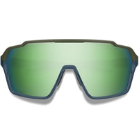 Smith Sunglasses Shift XL HBJ X8 Stone Moss ChromaPop Green Mirror