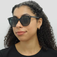 Gucci Sunglasses GG0091S 001 Black Grey Gradient