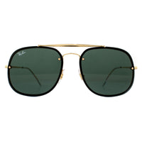 Ray-Ban Sunglasses Blaze The General RB3583N 905071 Gold Dark Green