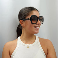 Gucci Sunglasses GG0876S 002 Dark Havana Brown Gradient