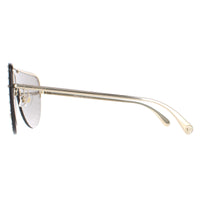 Versace Sunglasses VE2230B 12526G Pale Gold Light Grey Mirror Silver
