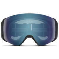 Smith Ski Goggles 4D Mag 0JX 4B Black ChromaPop Everyday Blue Mirror & CP Storm Blue Sensor Mirror