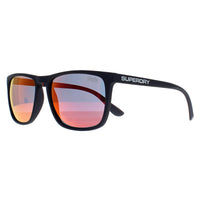 Superdry Sunglasses Shockwave 189 Rubberised Blue Red Mirror